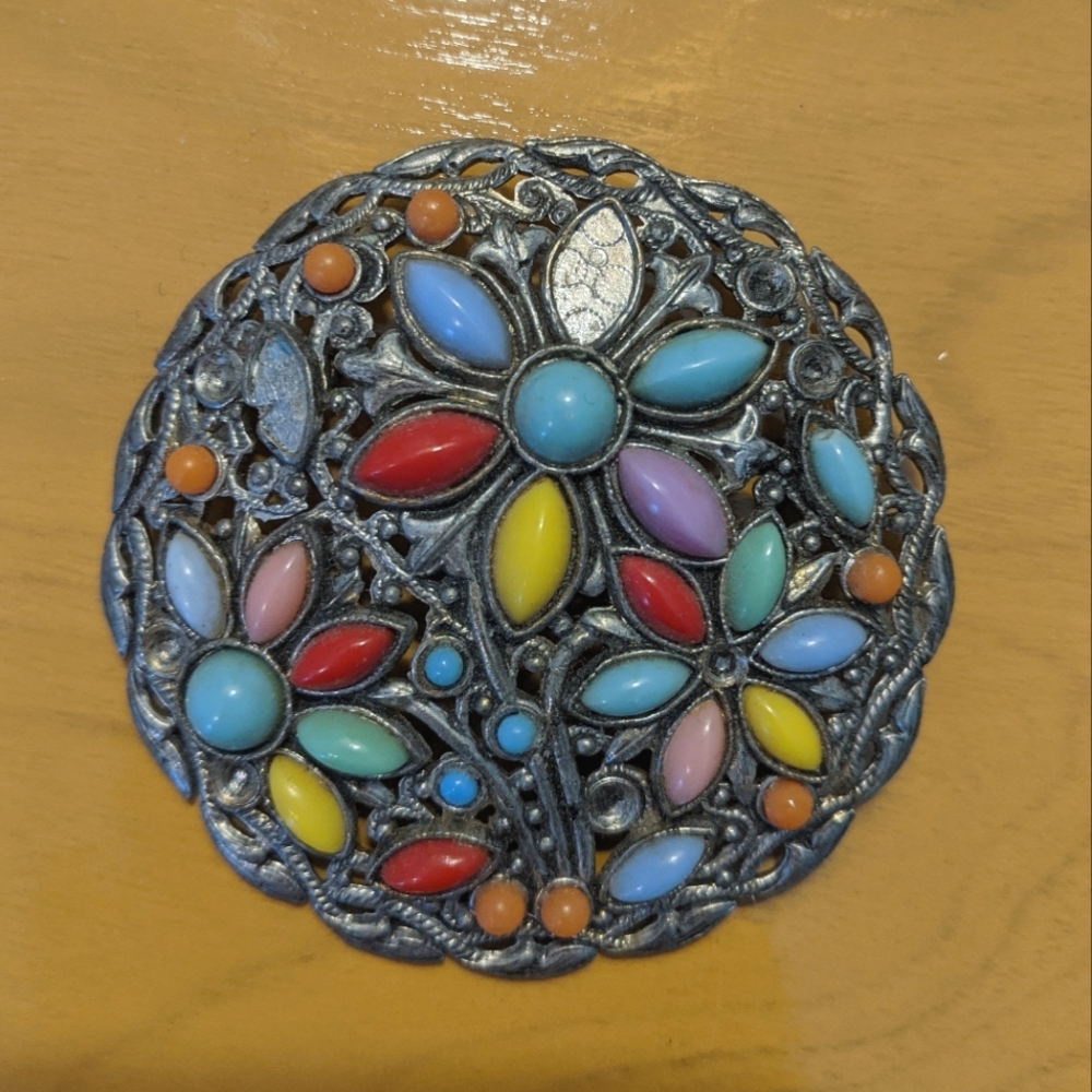 Vintage Flower Brooch